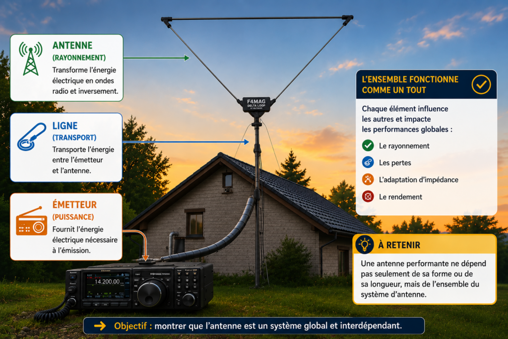 Antenne ligne simplifiée